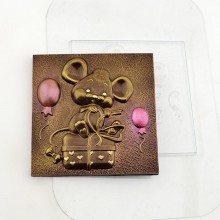 Форма для отливки шоколада "Мышиный праздник"